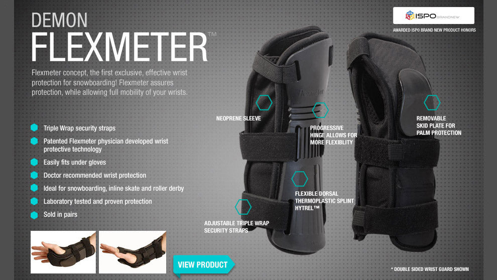 Flexmeter Double Sided Protective Snowboarding Gloves