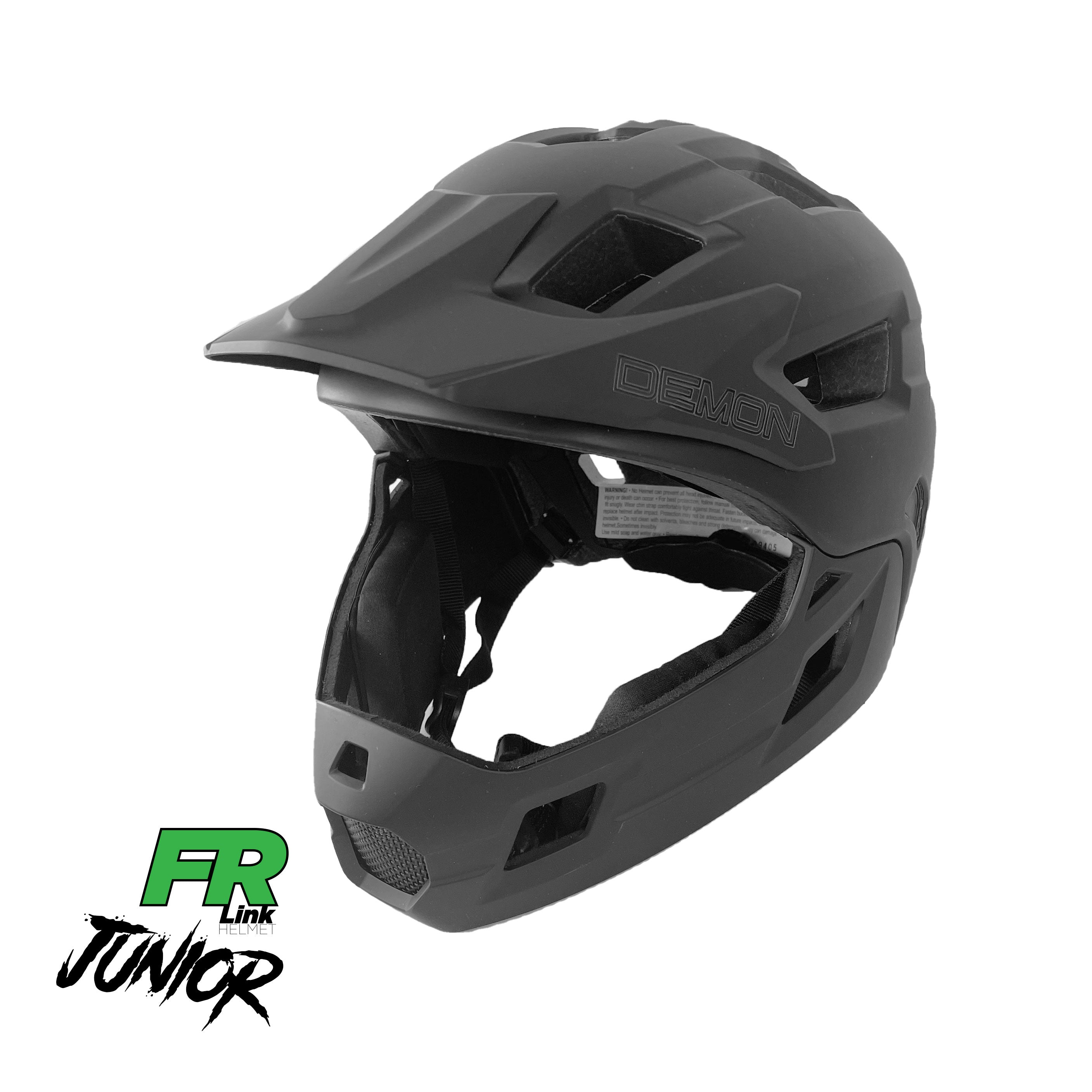 Demon FR Link System Bike Helmet Fullface with Removable Chin Guard