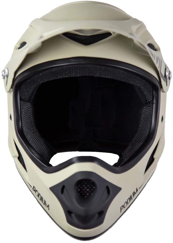 Demon Podium Full Face Bicycle Helmet- Tan/Black