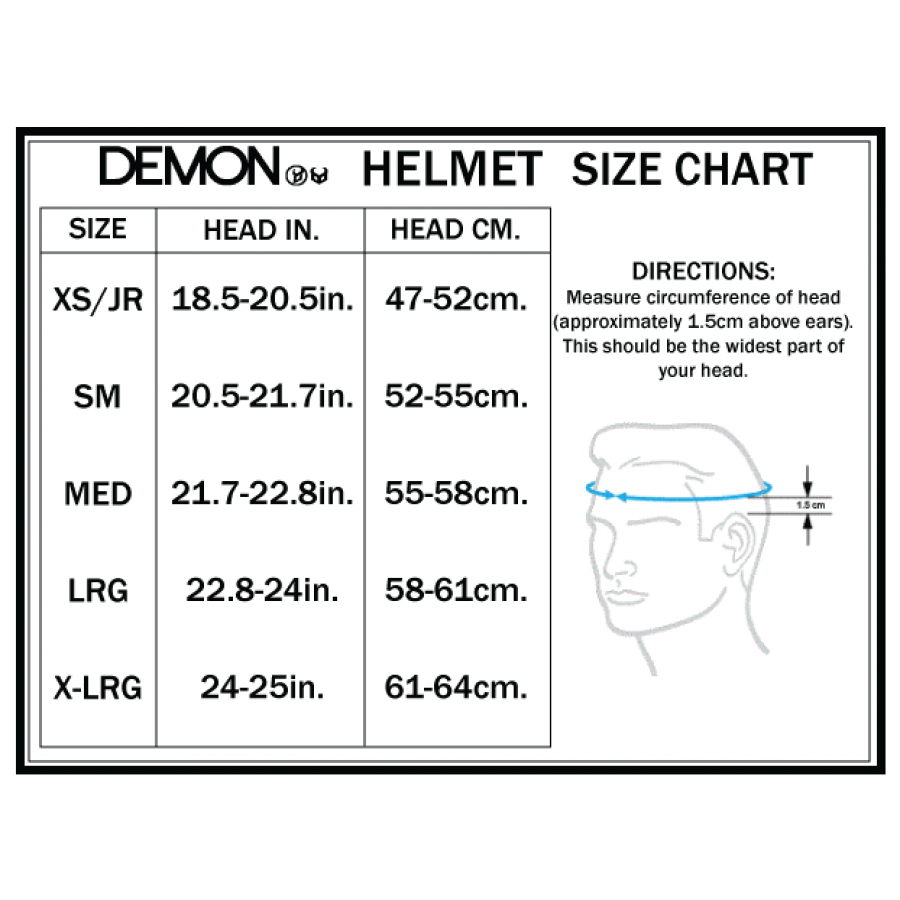 Demon Faktor Snow Helmet with Audio