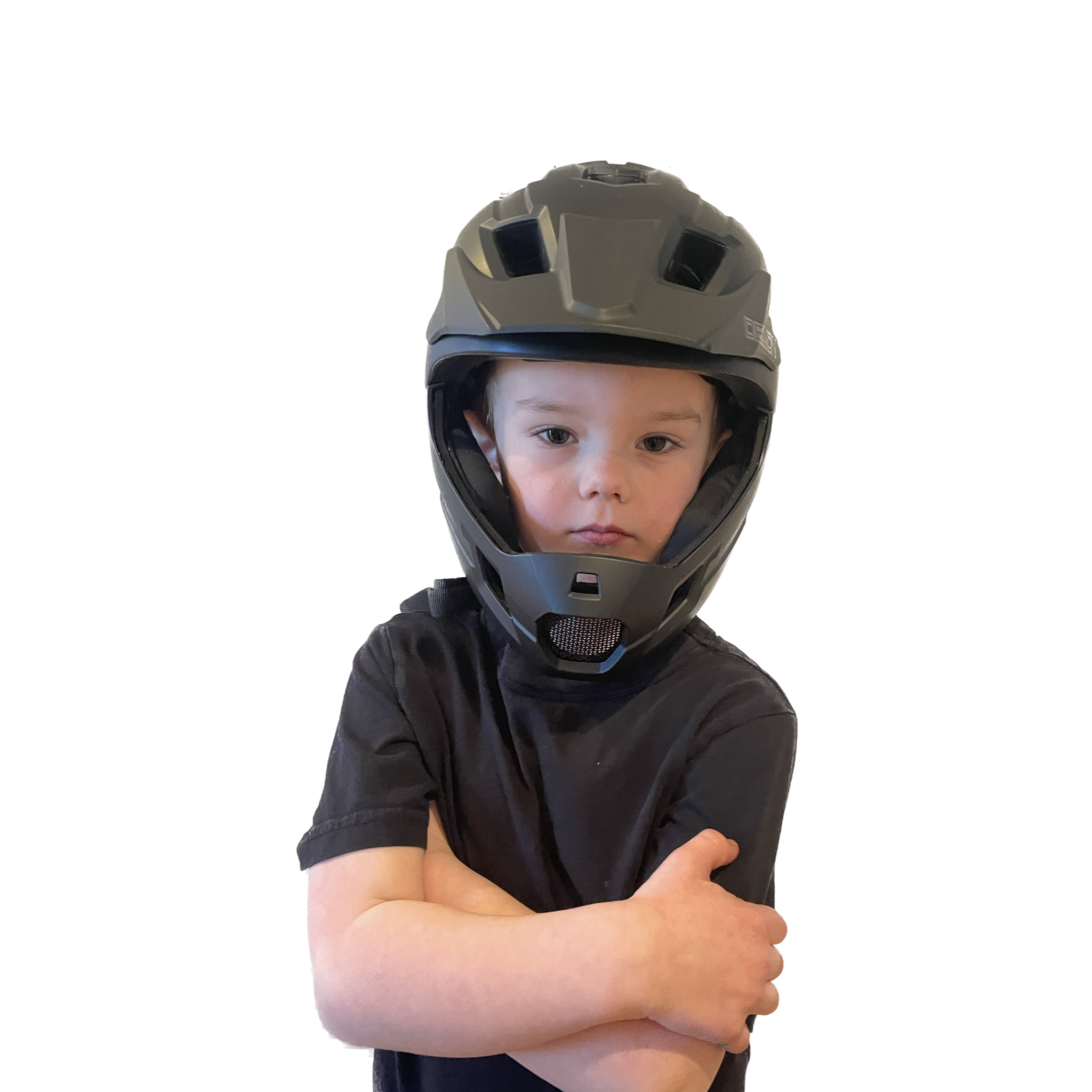 Demon United Kids FR Link Bicycle Helmet Fullface with Removable Chin Guard