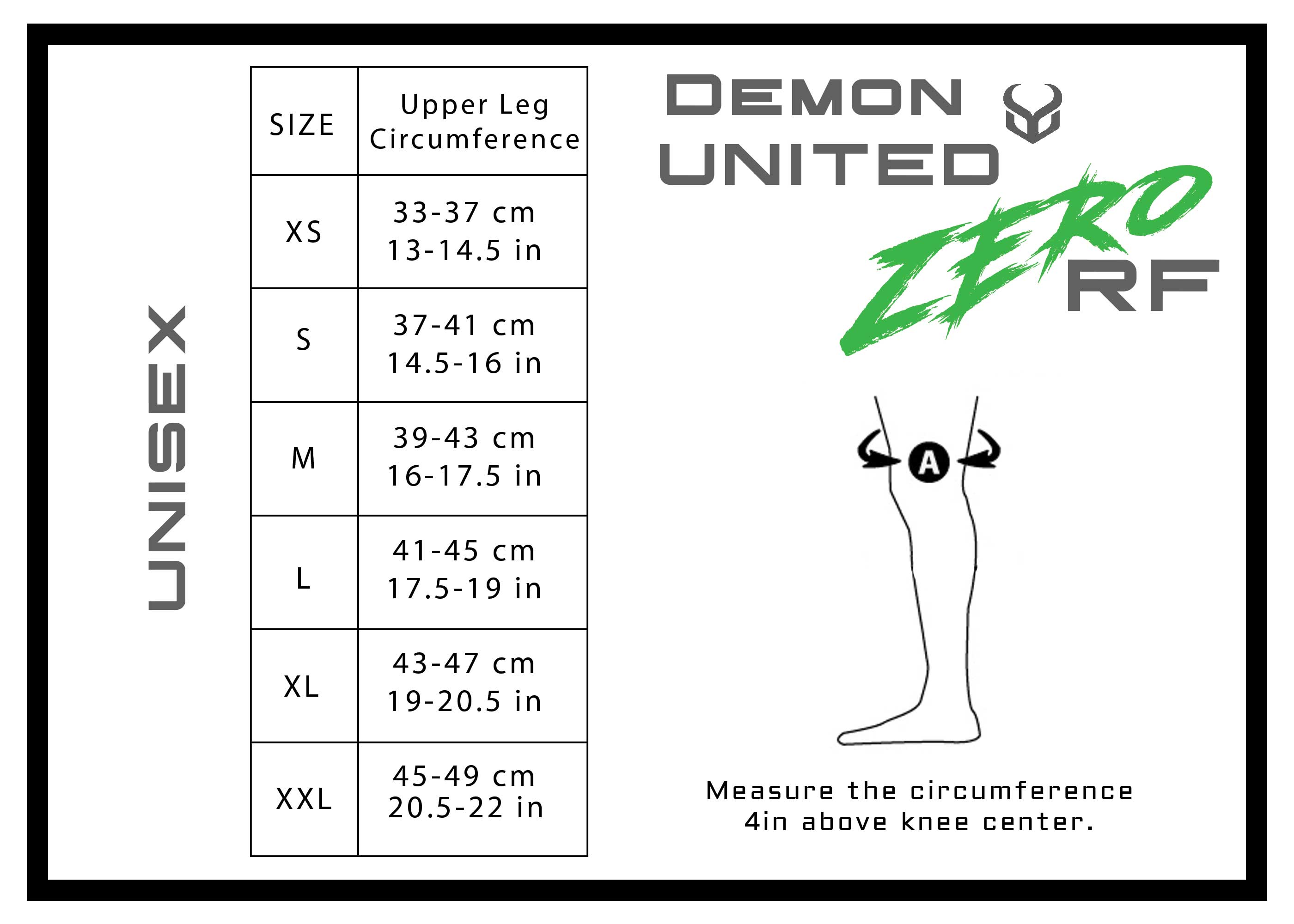 Demon Zero RF D3O Ski and Snowboard Knee Pads (Youth through Adult sizes)