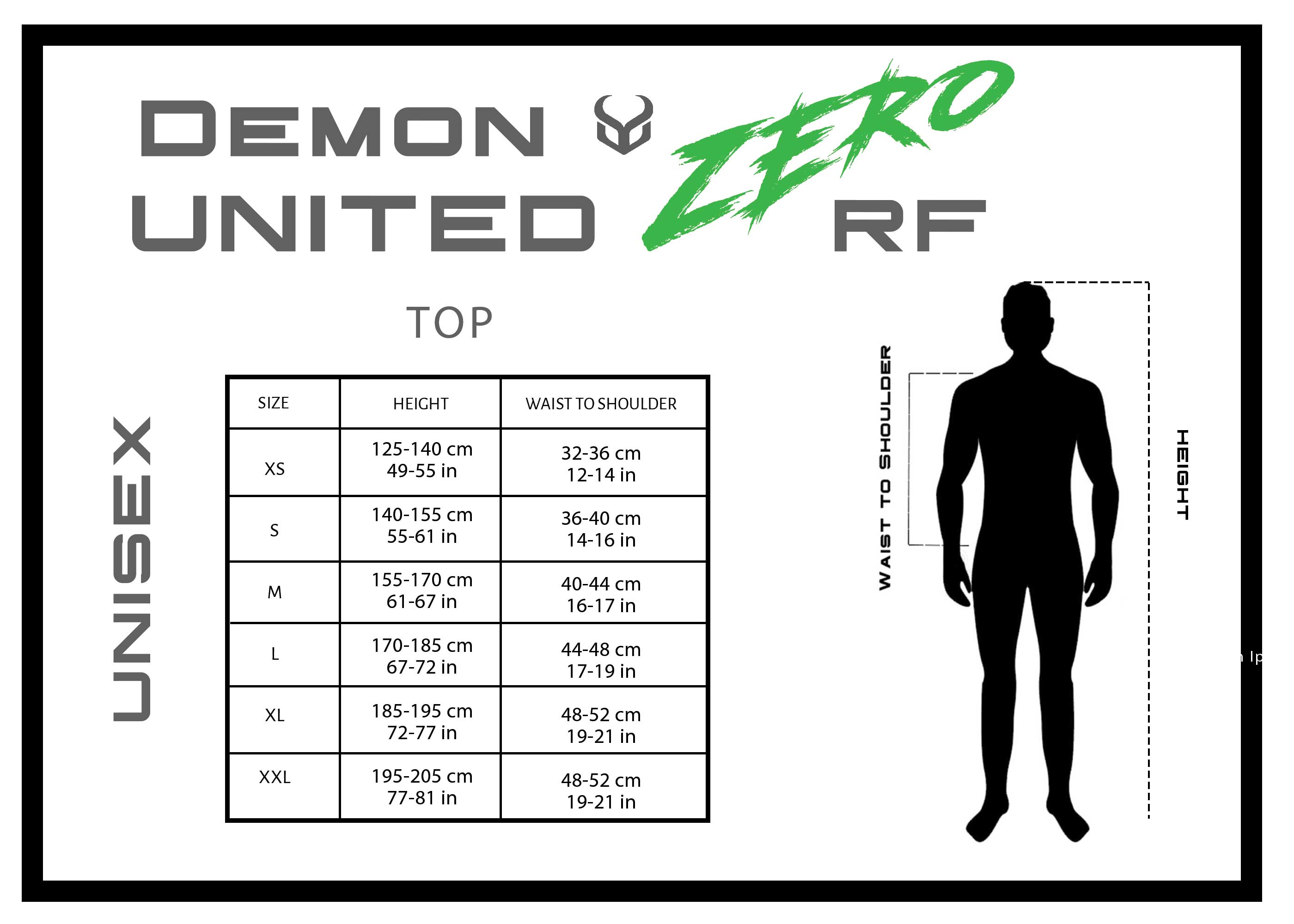 Demon Zero RF D3O Unisex Ski/Snowboard Top (Youth through Adult sizes)