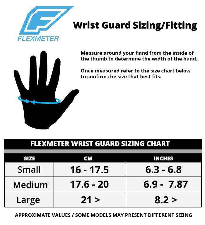 Flexmeter Wrist Guard Double Sided D3O